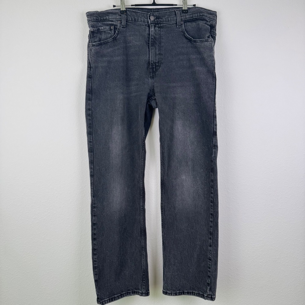 Levi's 569 Loose Straight Jeans Mens 36x32 Black Excellent Casual Workwear